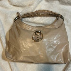 Vintage Gucci tan handbag!  Authentic.